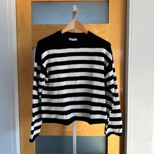 Velvet Charcoal Knit Sweater